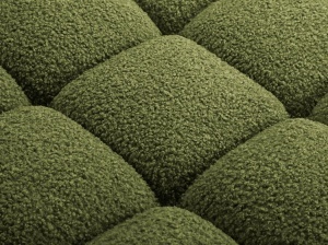 MODUL SEZLONG COLTAR BELLIS, PE DREAPTA, VERDE, CU TAPITERIE DIN TEXTIL BOUCLE ROLF, MICADONI - Img 5