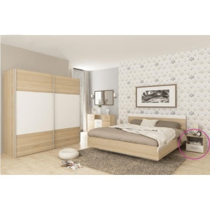NOPTIERA 2 BUCATI DIN STEJAR GABRIELA STIL MODERN TK