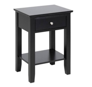 NOPTIERA LINNEA, NEAGRA, DIN MDF, STIL CLASIC B2