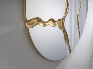 OGLINDA 100CM, SURCOS, COD 487012, MDF SI OGLINDA, STIL MODERN, SCHULLER - Img 4