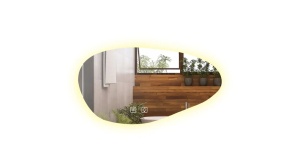 OGLINDA BAIE REA CLOUD A P11386, CU LED, 100x60CM, DIN STICLA, CALITATE SUPERIOARA