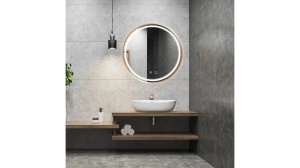 OGLINDA BAIE REA MMJ, CU LED, 70CM, CUPRU PERIAT, DIN STICLA, CALITATE SUPERIOARA - Img 3