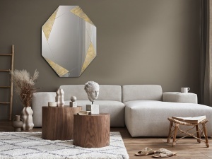 OGLINDA DECORATIVA 120CM, LAVERNA, COD 434751, AURIU, DESIGN MODERN, SCHULLER BRAND - Img 3