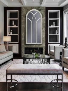 OGLINDA DECORATIVA 170CM, DUOMO, COD 194624, DIN STICLA SI POLYURETANE, STIL MODERN, SCHULLER