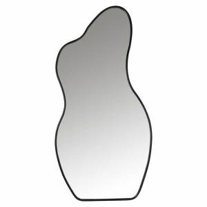 OGLINDA DECORATIVA ASIMETRICA ALDON, NEAGRA, STIL MODERN, B2