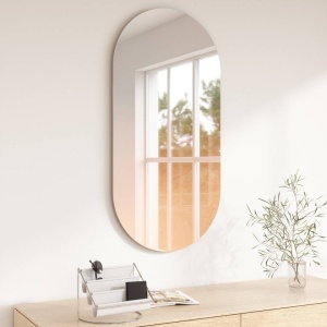 OGLINDA DECORATIVA OVALA MISTO, MULTICOLORA, DIN STICLA, STIL MODERN, B2 - Img 2