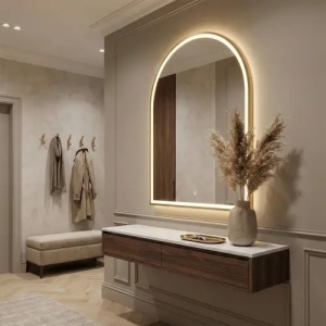 OGLINDA PENTRU BAIE, CU LED 60x100cm DART GOLD, CALITATE SUPERIOARA