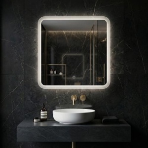 OGLINDA PENTRU BAIE, CU LED, 70X70 CM, TOP-2, CALITATE SUPERIOARA
