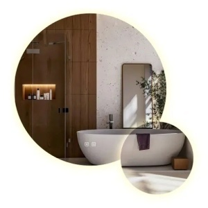 OGLINDA PENTRU BAIE, CU LED R-8040 80cm + 40cm, CALITATE SUPERIOARA