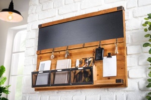 ORGANIZATOR DE PERETE, HERITAGE 80CM, DIN LEMN MASIV, COD 40880, STIL VINTAGE