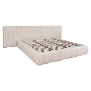 PAT 180X210 CUPIDON CREAM FANCY, 214117, CONFECTIONAT DIN LEMN MASIV DE PIN, POLIESTER SI SPUMA, CREM, STIL MODERN