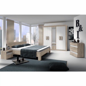 PAT DUBLU 160x200 DIN STEJAR MEDIOLAN 2 NEW STIL MODERN TK - Img 2