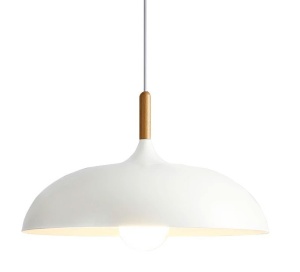 PENDUL ANZO WHITE, 18x45/100 cm, ALB, DIN ALUMINIU DE INALTA CALITATE, STIL MODERN, TU