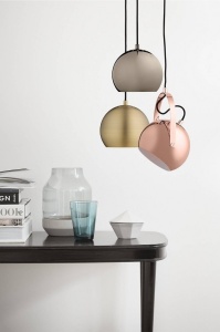 PENDUL BALL L, CUPRU, DIN METAL, STIL MODERN, B2 - Img 3