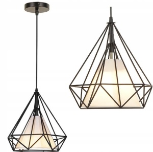 PENDUL BELLO APP010-1CP, 28x28 cm, NEGRU, DIN OTEL SI METAL DE INALTA CALITATE, STIL MODERN, TU