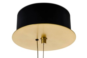 PENDUL CU LED-URI FUENTE, ALAMA/ALB, DIN METAL SI STICLA, STIL MODERN, B2 - Img 6