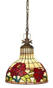 PENDUL DEOSEBIT TIFFANY, COD MT30, DIN METAL SI STICLA