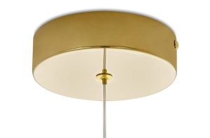 PENDUL DROP GOLD, AURIU, DIN METAL, STIL MODERN, B2 - Img 4