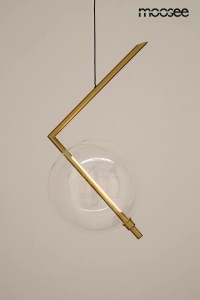 PENDUL ECHO, CONFECTIONAT DIN STICLA SI METAL, STIL MODERN - Img 2