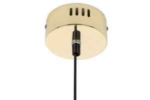 PENDUL LIBRA 60, AURIU/ALB, DIN METAL SI STICLA, STIL MODERN - Img 5