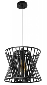 PENDUL LOFT APP217-1CP, 40x34 cm, NEGRU, DIN OTEL SI METAL DE INALTA CALITATE, STIL MODERN, TU - Img 3