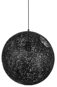 PENDUL LUNA 110, NEGRU, DIN CANEPA, STIL MODERN, B2