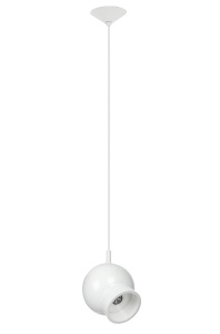 PENDUL OJO LONG, ALB, DIN METAL, STIL MODERN - Img 4
