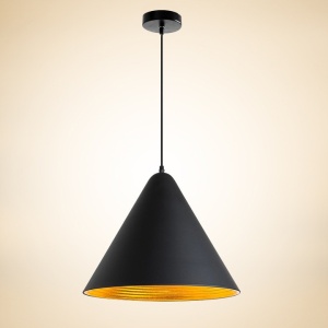 PENDUL PURI PINK SUEZ, 25x160 cm, NEGRU SI AURIU, DIN ALUMINIU DE INALTA CALITATE, STIL MODERN, TU - Img 2