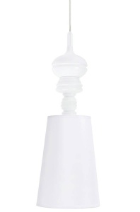 PENDUL QUEEN 18, ALB, DIN ALUMINIU SI PLASTIC, STIL MODERN, B2