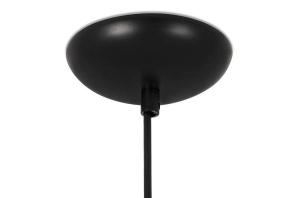 PENDUL SANDRA 20, NEGRU/TRANSPARENT, DIN METAL SI STICLA, STIL MODERN, B2 - Img 3