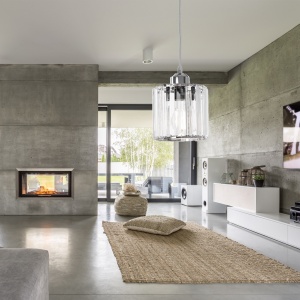 PENDUL SILVER APP508-1CP, 14X90, CROM, DIN METAL CROMAT SI STICLA, STIL MODERN, TU - Img 5