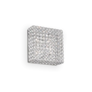 PLAFONIERA ADMIRAL PL4, CROM, DIN CRISTAL, STIL MODERN
