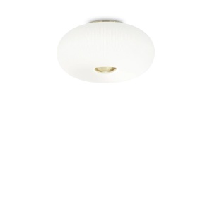 PLAFONIERA ARIZONA PL3, ALB, DIN STICLA, STIL MODERN