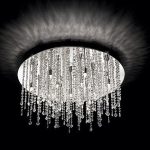 PLAFONIERA DE CRISTAL ROYAL PL15 STIL MODERN IDEAL LUX