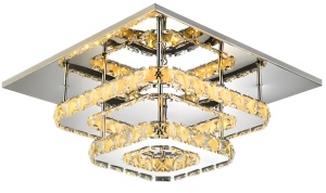 Plafoniera din cristal Plafond LED 24W Square APP409-C