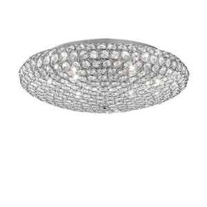 PLAFONIERA KING PL9, CROM, DIN CRISTAL, STIL MODERN