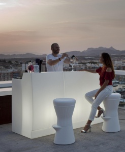 PULT DE BAR ILUMINAT SICILIA 120 SOLAR STIL MODERN B2