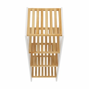 RAFT POLIVALENT TRIGO TYPE 3, ALB/NATURAL, DIN MDF SI LEMN MASIV, STIL MODERN, TK - Img 7