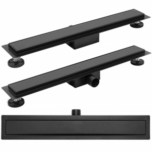 RIGOLA DUS, REA NEO PURE, 70, NEGRU MAT, DESIGN MODERN, CALITATE SUPERIOARA, REA - Img 4