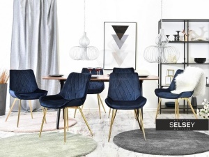 SCAUN ADEL DIN METAL SI TEXTIL IN DESIGN CLASIC ELEGANT - Img 2