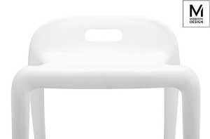 SCAUN ALB DIN POLIPROPILENA GRIP STIL MODERN B2 - Img 3