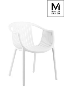 SCAUN ALB DIN POLIPROPILENA SOHO STIL MODERN B2