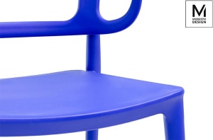 SCAUN ALBASTRU INCHIS DIN POLIPROPILENA MARCUS STIL MODERN B2 - Img 6