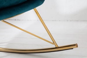 SCAUN BALANSOAR VERDE SMARALD SCANDINAVIA, SWING, COD 38573, DESIGN SCANDINAV - Img 6