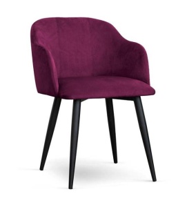 SCAUN CONFORTABIL DANEZ, BORDO/NEGRU, STIL MODERN