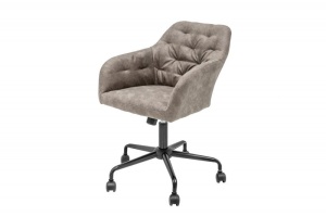 SCAUN CONFORTABIL DE BIROU, DUTCH COD 39351, TAUPE STIL MODERN - Img 3