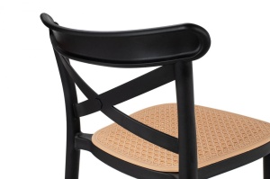 SCAUN DE BAR, COUNTRY BLACK DIN POLIPROPILENA DE CALITATE SUPERIOARA, KH - Img 4
