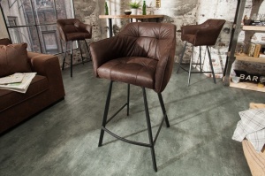 SCAUN DE BAR, MARO ANTICHIZAT, LOFT, DESIGN VINTAGE