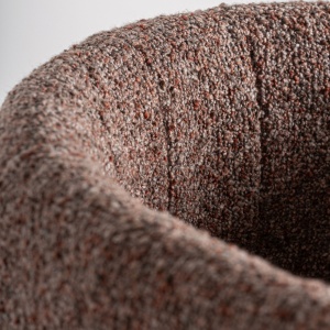 SCAUN DE BAR SERNIER 98CM, DIN LEMN, METAL SI TEXTIL, STIL MODERN, VICAL HOME - Img 6