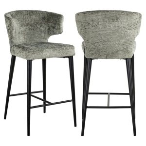 SCAUN DE BAR TAYLOR THYME FUSION 206, S4715, CONFECTIONAT DIN 100% POLIESTER SPUMA SI METAL, RICHMOND INTERIORS